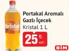 KRİSTAL PORTAKAL AROMALI GAZLI İÇECEK 1 L
